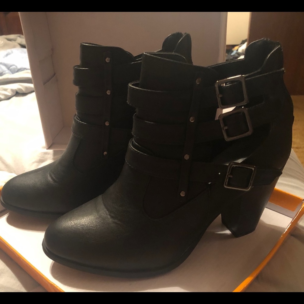 Black booties